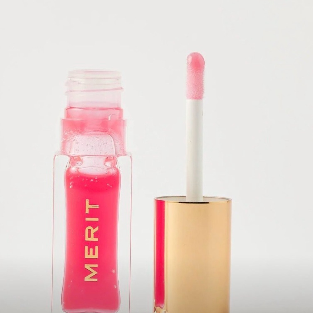 Merit tinted lip oil- Shade LES DEUX